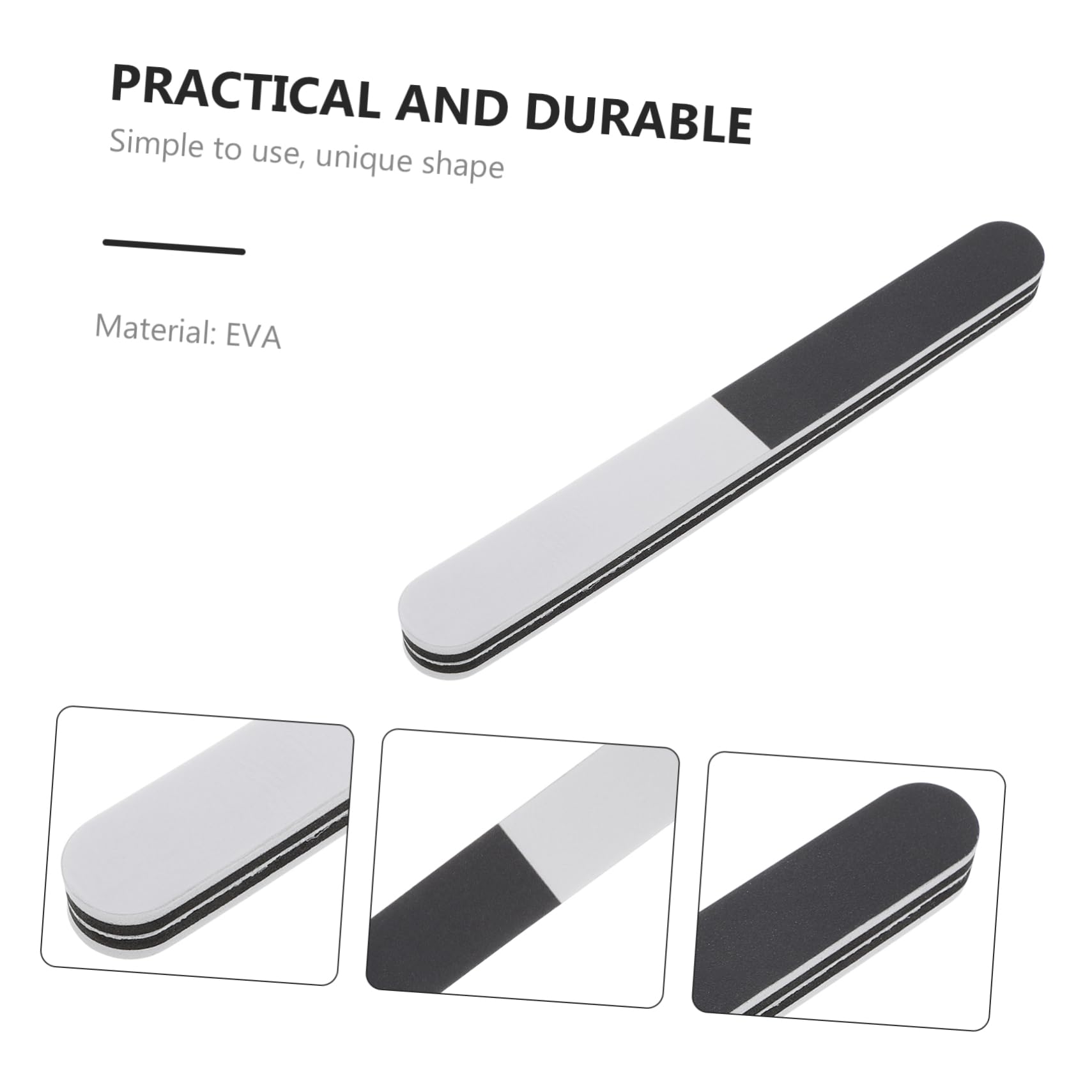 SOLUSTRE Bastoncini Abrasivi 5 Pezzi per Lucidatura Modelli in Eva Grana Completa Versatile per Superfici Plastiche e Molti Utilizzi Manuali