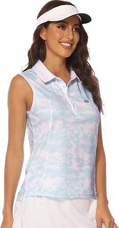 MoFiz Sleeveless Golf Polo Shirts 
