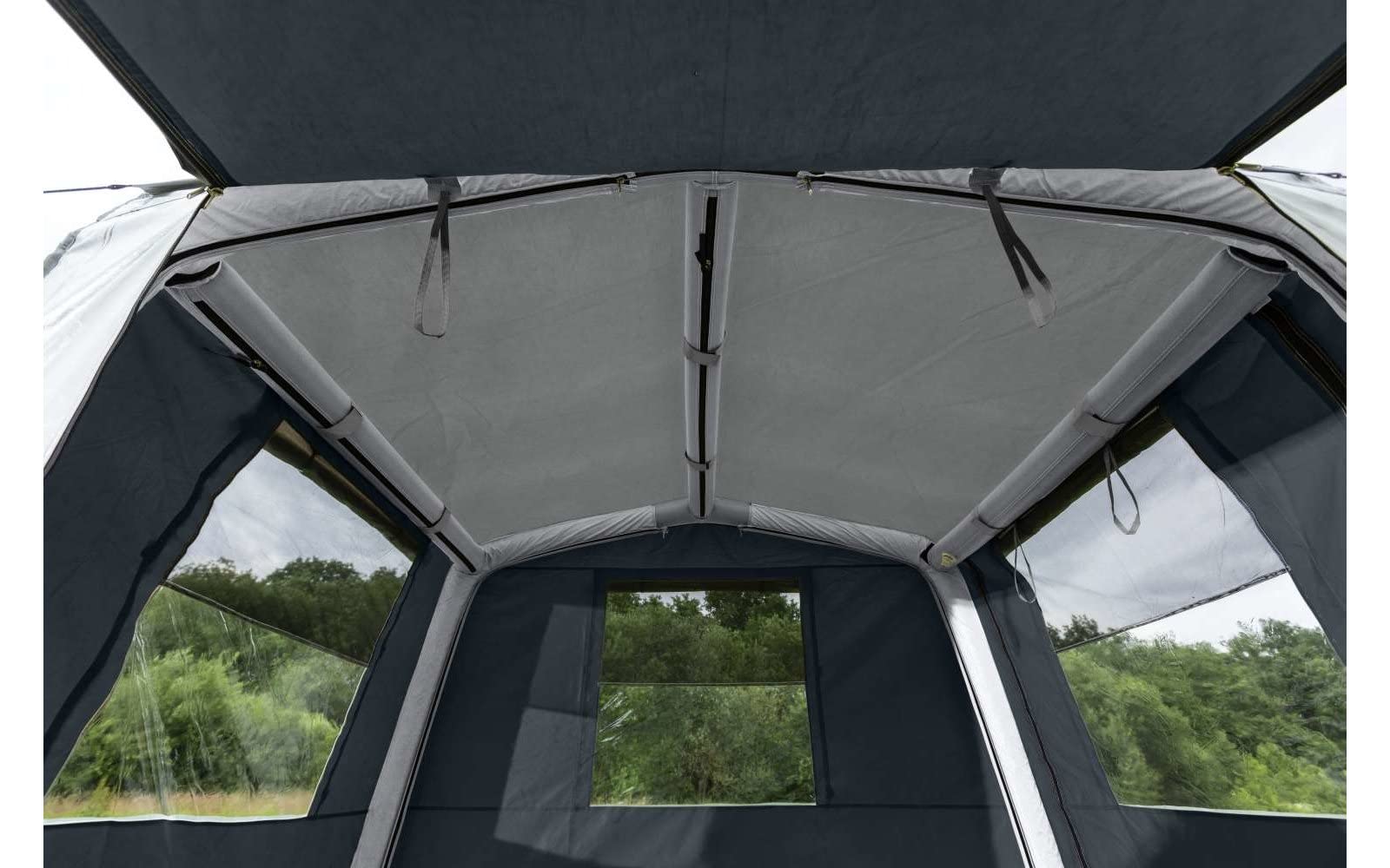 BERGER Positano-L 4-Season aufblasbares Universalzelt, Gerätezelt, Küchenzelt │ großes Duschzelt für Festival Camping Garten Zelten │ wasserdicht 5000mm 240x180 cm mit Stehhöhe