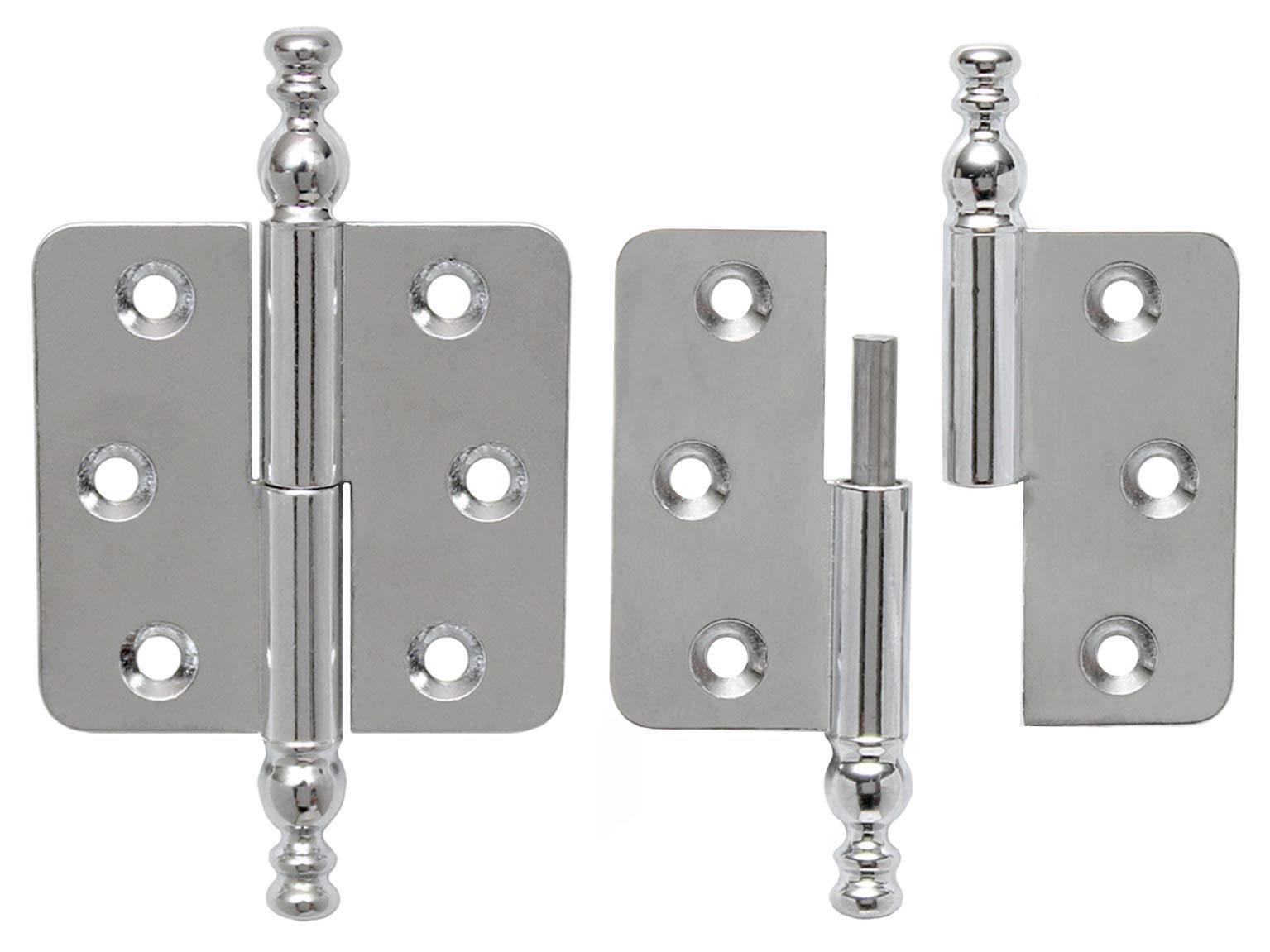 Keymet Chrome Right Style Bands Decorative Hinges Furniture Tape Right Furniture Hinges Chrome
