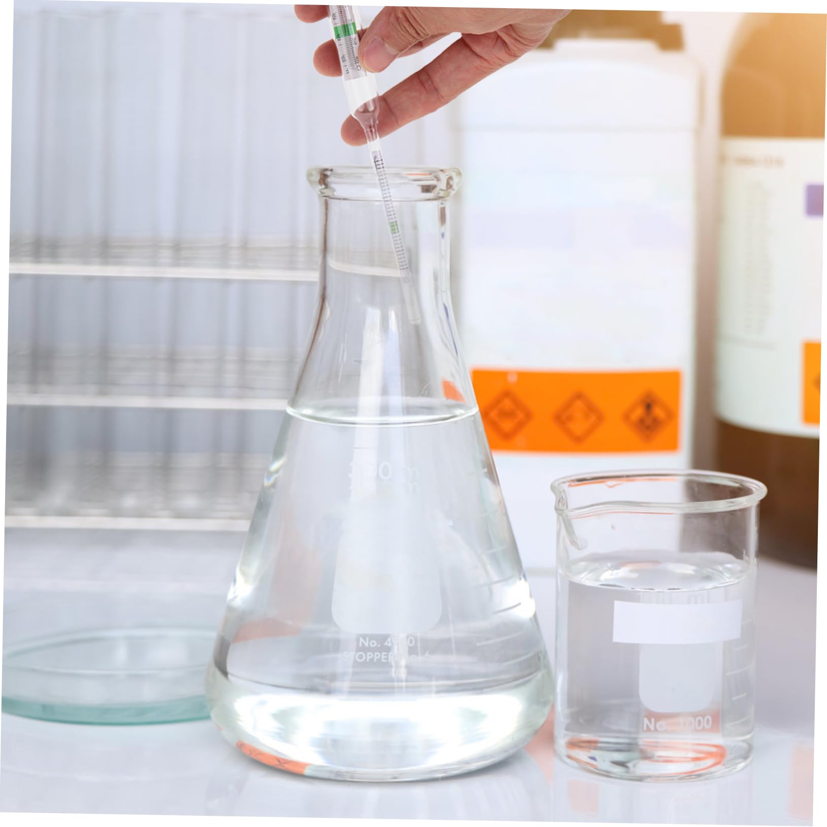 CIYODO Water Testing Tool Aquarium Salt Freshwater Meter Tank Hydrometer Salt Tester