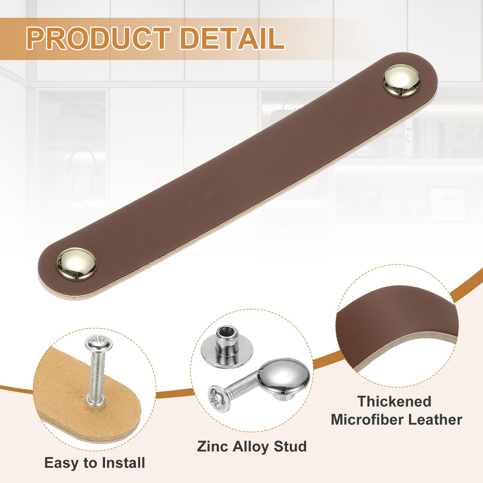 PATIKIL Leather Drawer Pull - Image 3