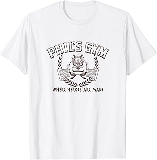 Disney Hercules Phil's Gym Where Heroes Are Made Big Poster T-Shirt