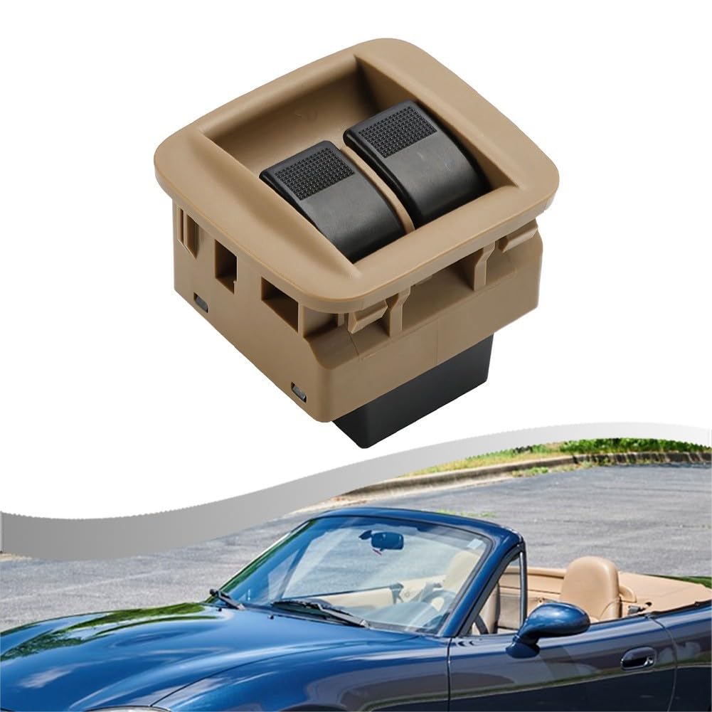 Interruttore elettrico per vetro NC11-66-350B-21, per Mazda Miata 1998-2000 console centrale, pulsante di ricambio per interruttore di accensione del finestrino
