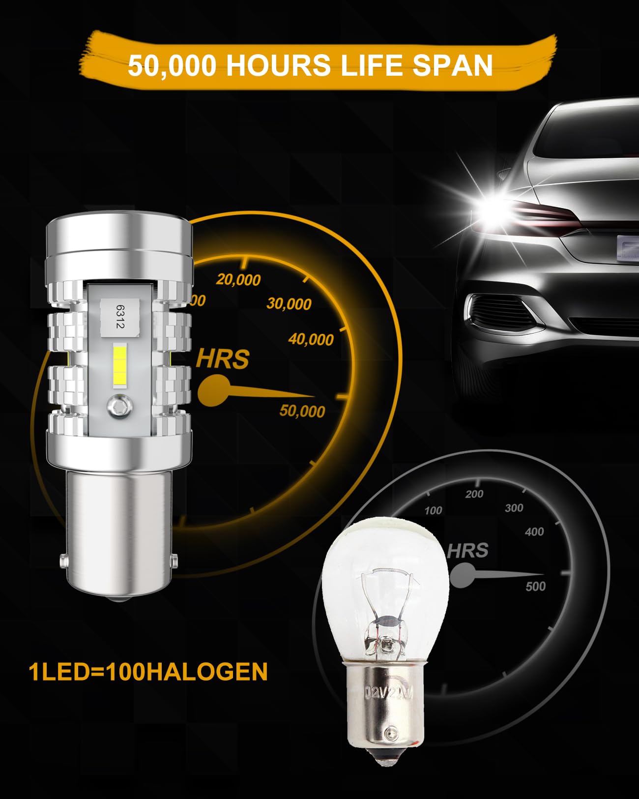 P21W LED Lampadine con Fan CANBUS Senza Errori Anti Hyper Flash 1156 BA15S LED Lampadina per Auto Retromarcia Luci Parcheggio DRL Marcia Diurna Fendinebbia Freno Luce Lampadina Bianco 2PCS