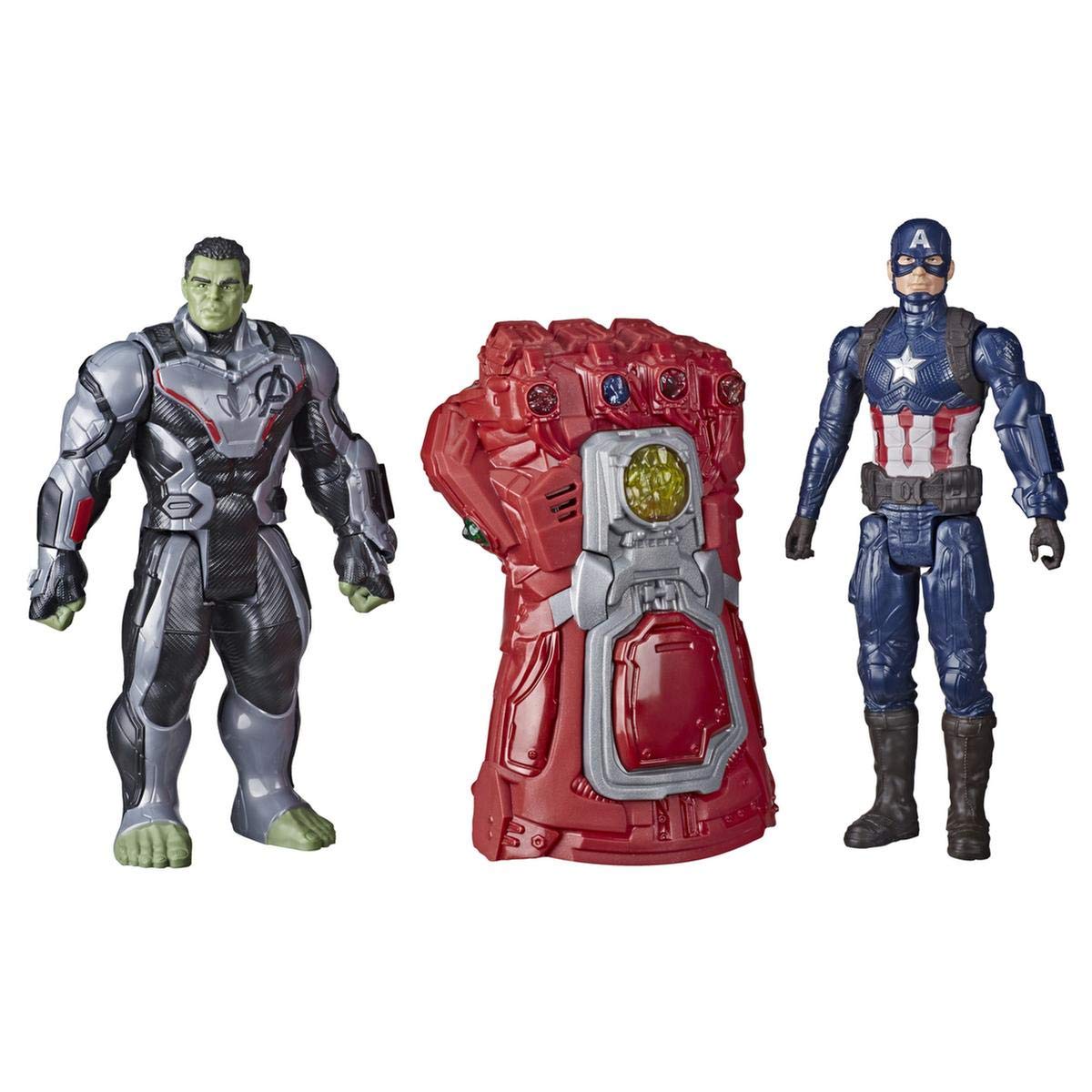 Marvel The Avengers Infinity Gauntlet con Hulk e CPT. America Figura