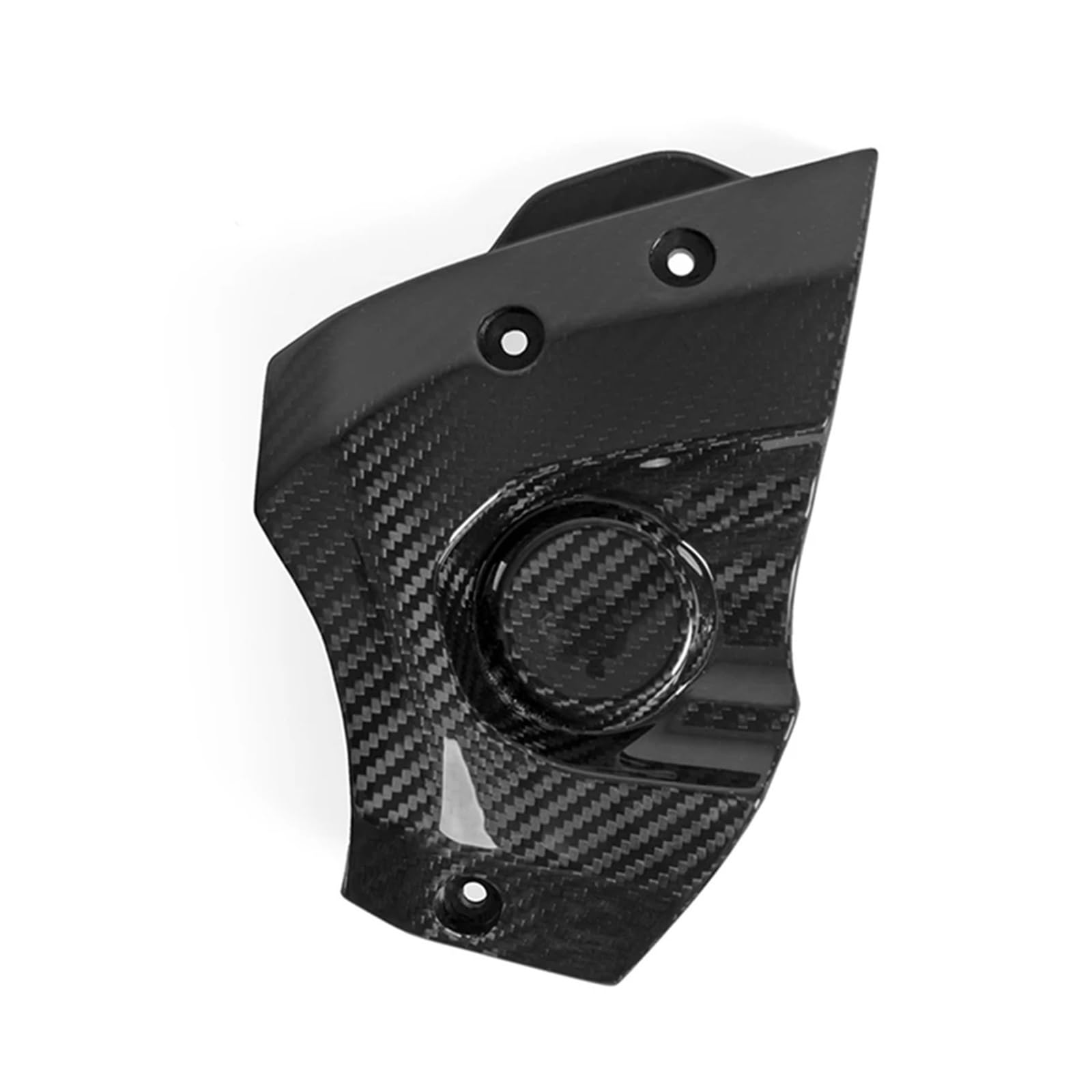Cubierta De Carenado Compatible con Cadena Y Piñón Motor Motocicleta, Fibra Carbono, Compatible con Yamaha MT-07 (2018-2019) Sprocket Chain Cover Piñón De Motor Cubierta