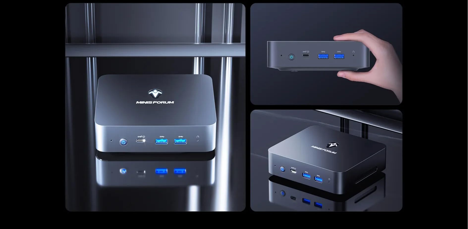 Mini PC Intel® N100 up to 3.4GHz, 8GB RAM DDR5-4800, 1 SSD M.2