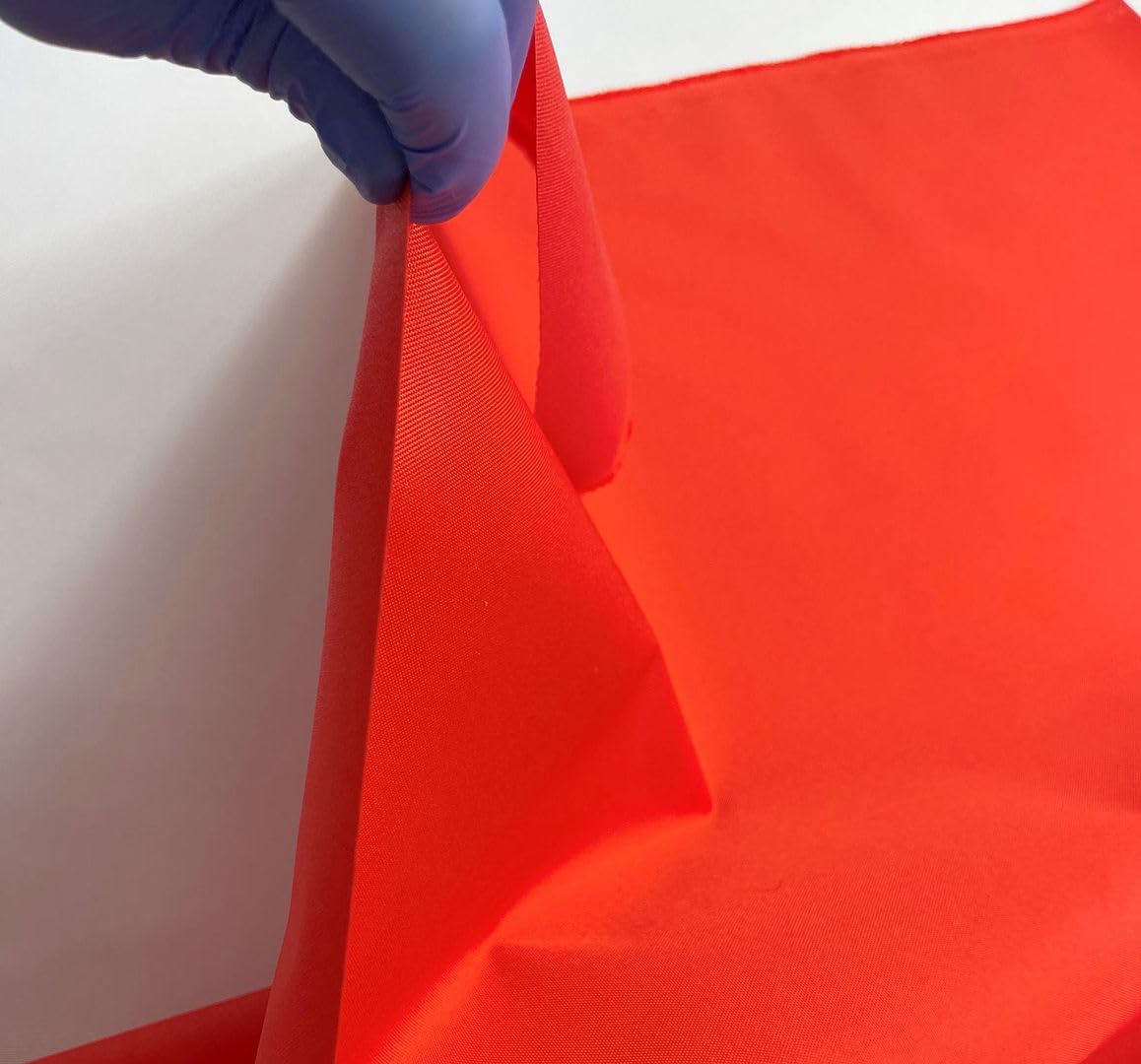 Tela 600D Impermeabile UV Per Esterni: Arancione, 4.5m X 142cm - Ideale Per Tende E Rivestimenti