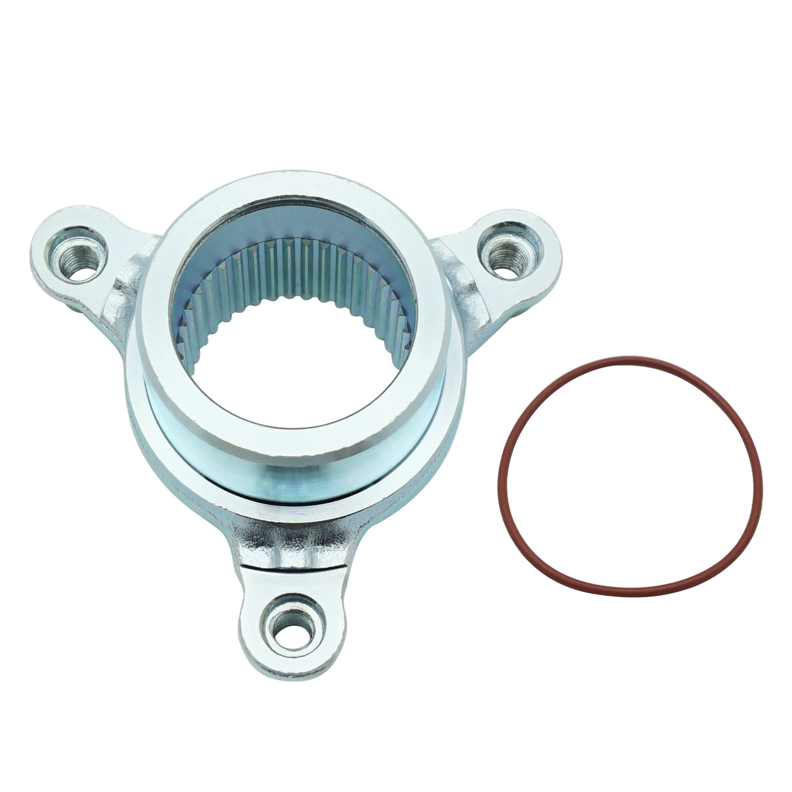 M MATI Rear Brake Rotor Hub Disc Disk Flange for Honda TRX450R TRX450ER 2004-2014 43121-HP1-600 43121-HP1-000