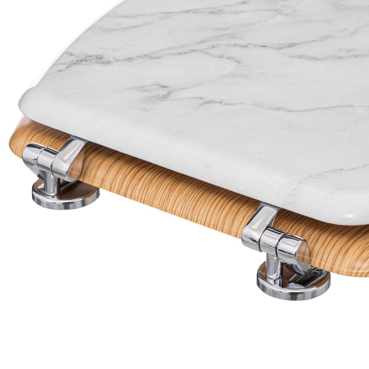 5 five simply smart 5five - abattant WC léa Effet marbre en Bois