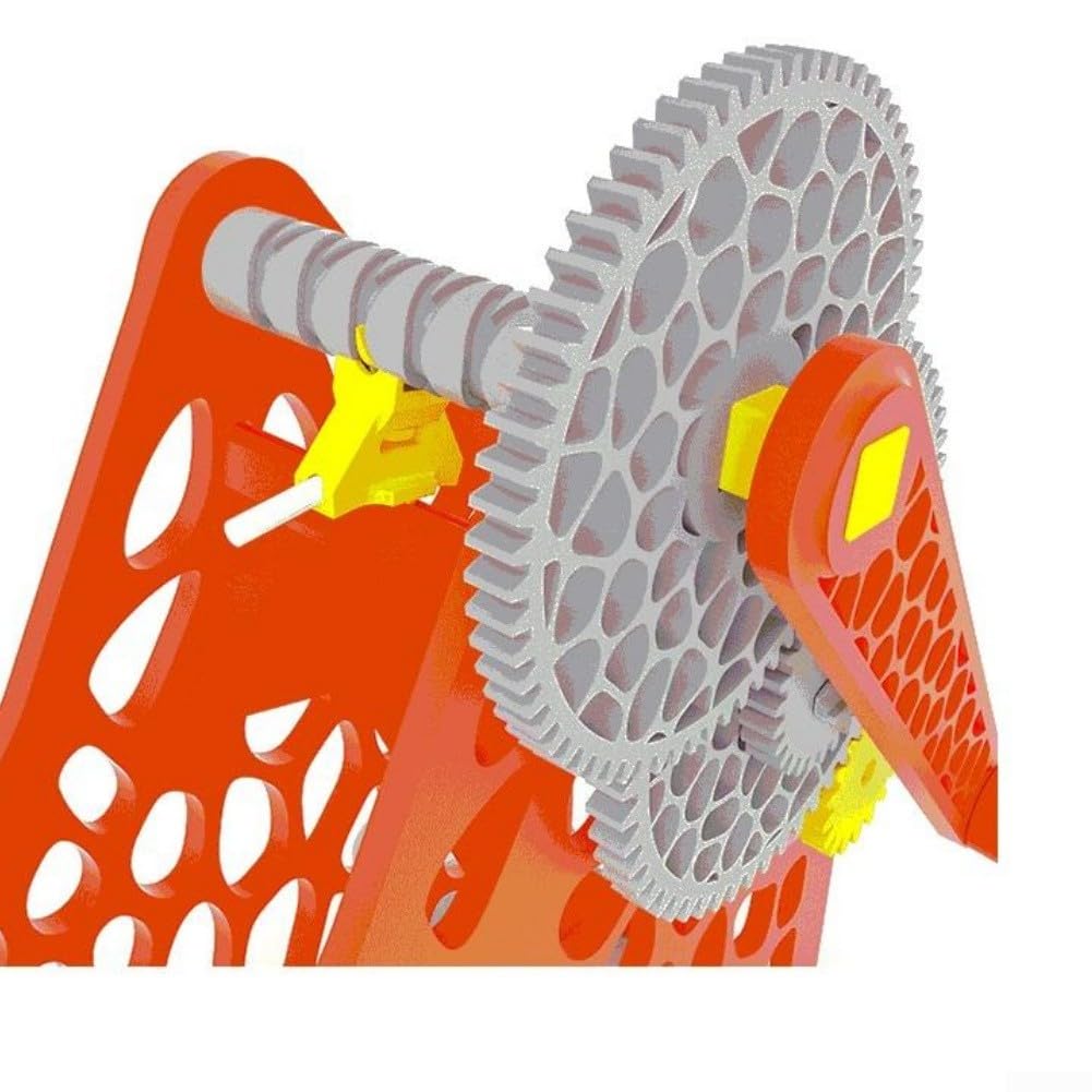 Desmontable para bobinador de filamento de impresora 3D, manivela manual y taladro compatible con bobinas de 1 kg, respetuoso con el medio ambiente (naranja)