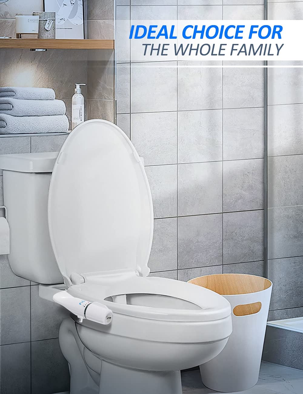 Bidet Attachment for Toilet, Fugacal Bidet Toilet Seat Attachment