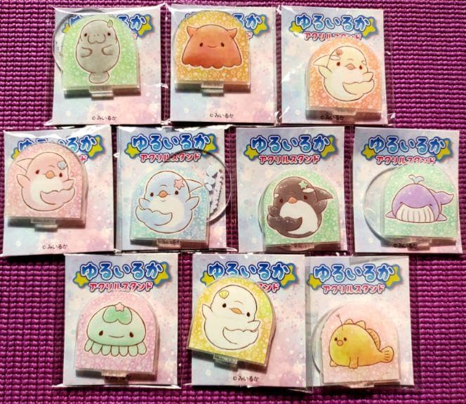 Amazon.co.jp: ゆるいるか アクリルスタンド 全10種セット
