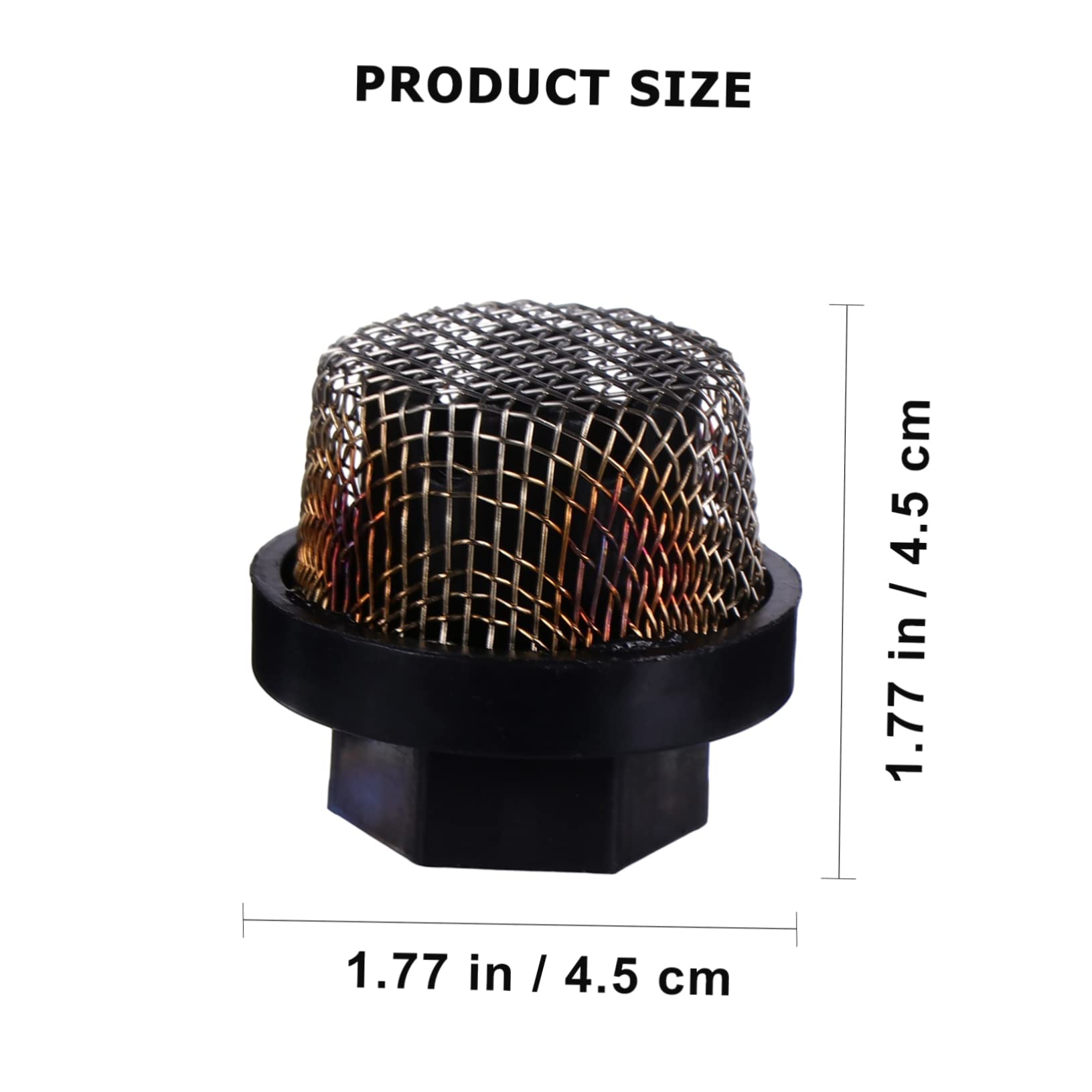 AUTSUPPL Steel Material Hose Inlet Strainer Paint Sprayer Filter 2 Pcs Set Easy Install