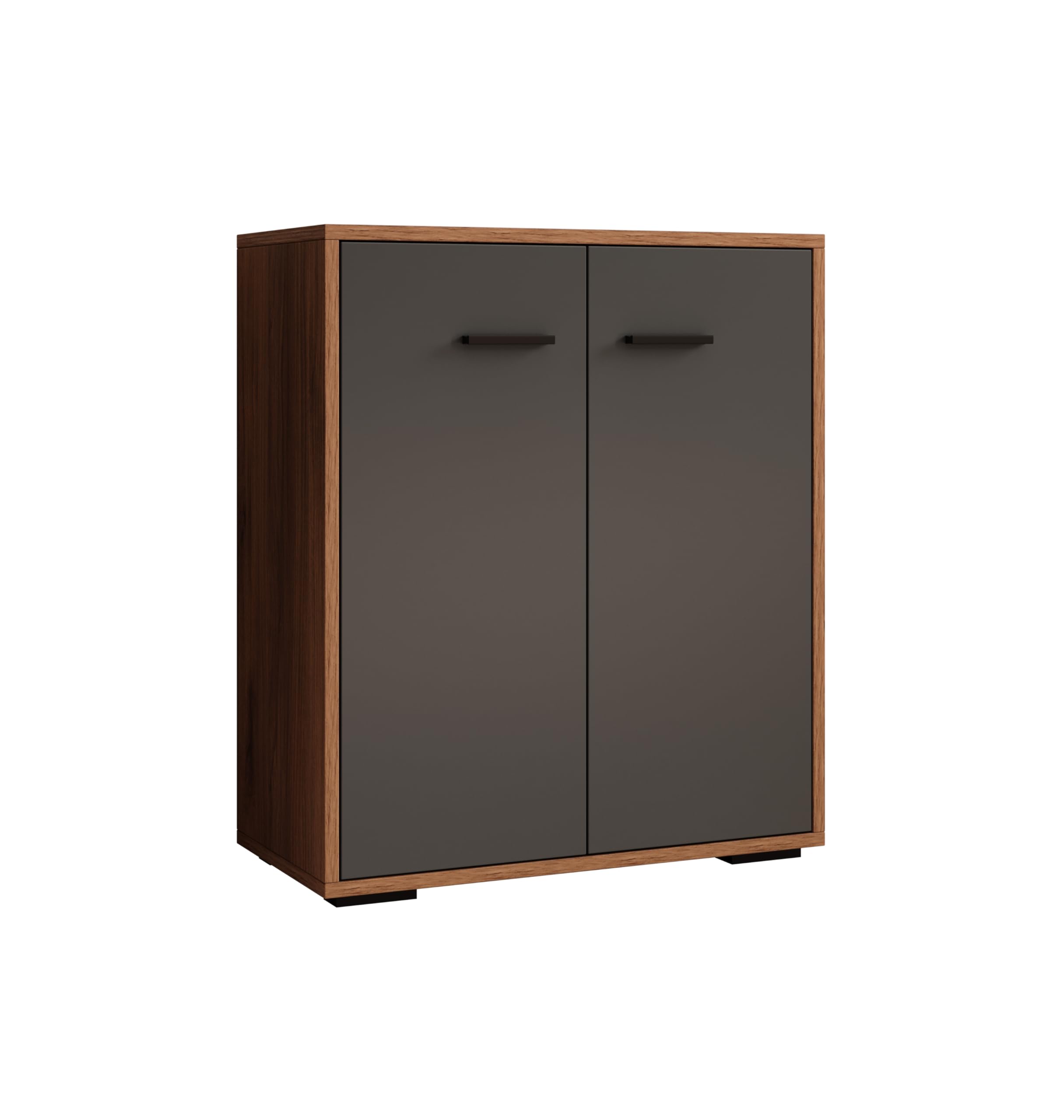 Wit dressoir - Dressoir met 4 deuren en 1 open opbergruimte - voor