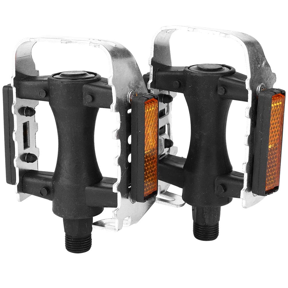 Bike Pedals, Lightweight Anti-Skid Black Mountain Bike Pedals, Alloy + Plastic for Mountain Bike Racing Bike( Similar )
