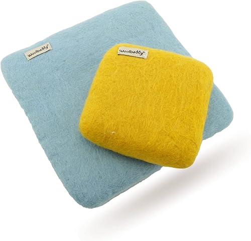 Miniatura 2 de Woolbuddy Almohadilla de fieltro de aguja, Estera de fieltro de aguja, Suministros de fieltro de aguja, Alternativa de almohadilla de espuma, Estera