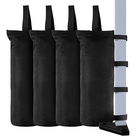 4-Pack 112 LBS Canopy Sandbags Weight Bags for Gazebo Tent
