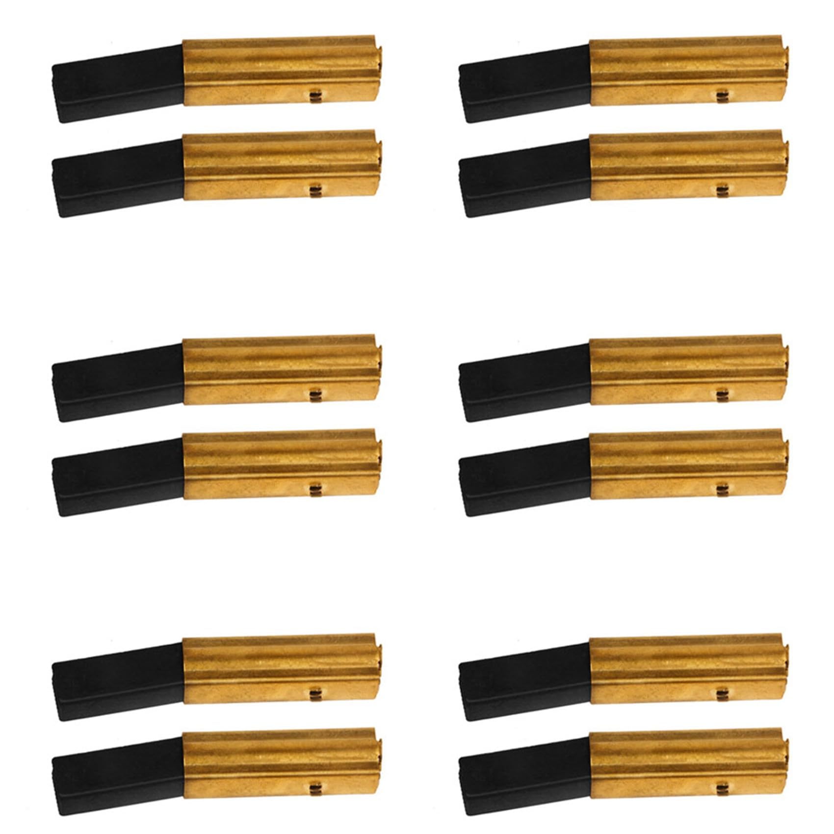 Hndhbfgrt 12Pcs Motor Carbon Brush for Industrial Vacuum Cleaner Motor Engine Carbon Brush BF501 BF502 BF822 Repair Part
