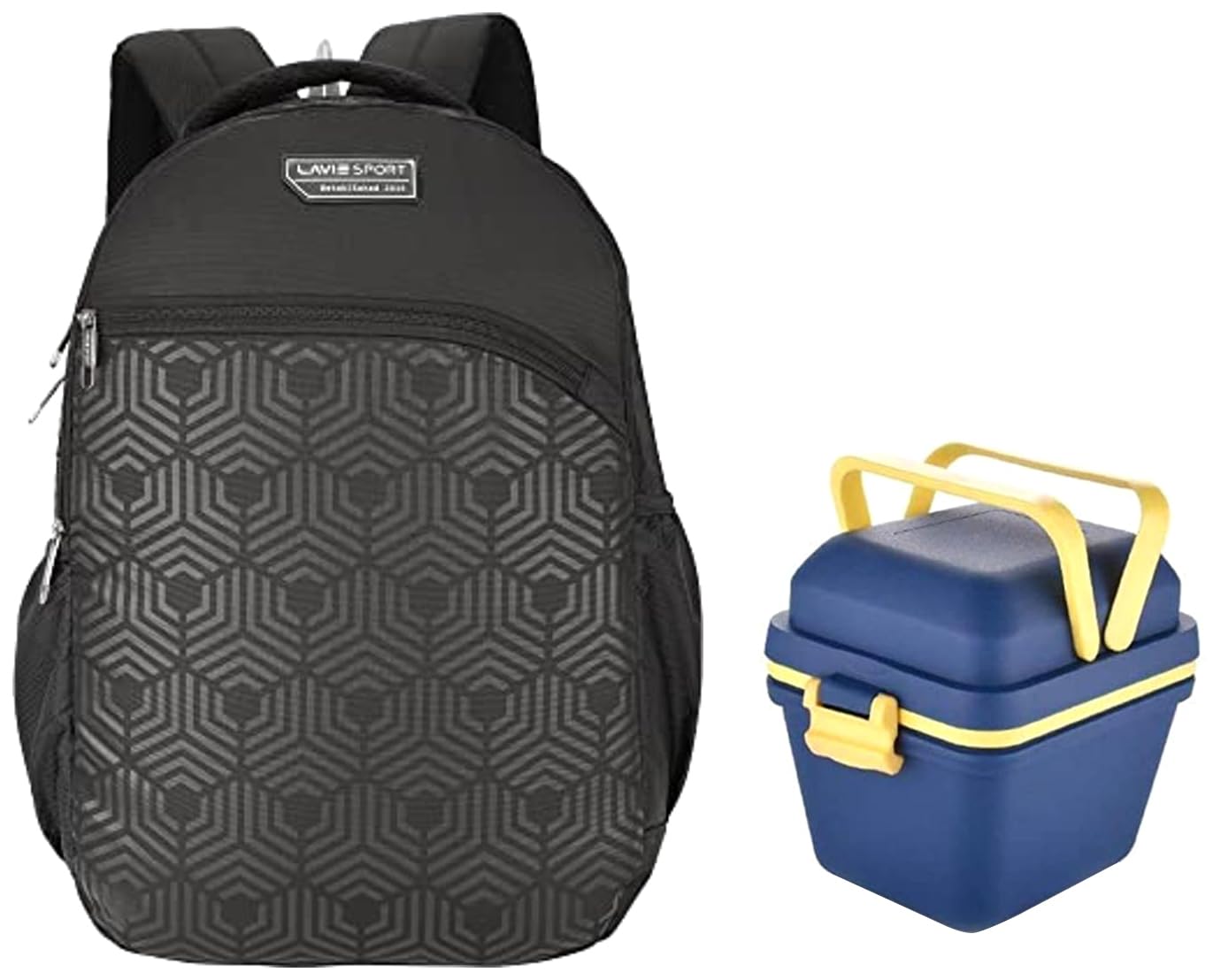 Lavie Sport ATLANTIS HEXA LAPTOP BPK-SCHOOL BAG with Tosaa Lunch Box (B0BZS6K5QG) Amazon Price History, Amazon Price Tracker