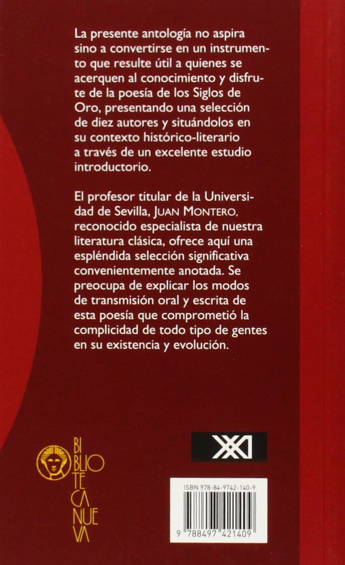 Antología poética de los siglos XVI-XVII: 47 (Clásicos de Biblioteca Nueva)