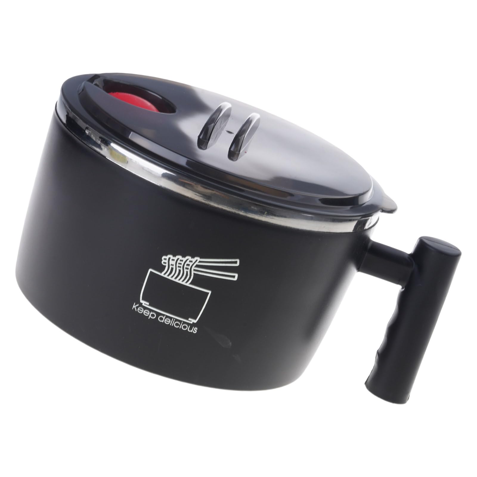 Xjdzineq Multifunctional Stainless Steels Ramen Serving Bowl Dishwasher Safe Lunch Container with Lid Portable Dining Solution Leak Proof Portable Soup Container for Travel