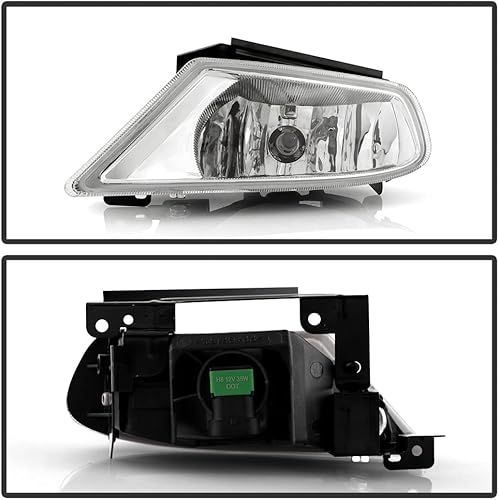 Miniatura 3 de ACANII - Para 2005-2007 Honda Odyssey parachoques conducción luces antiniebla lámparas winterruptor+bombillas montaje lado conductor y pasajero