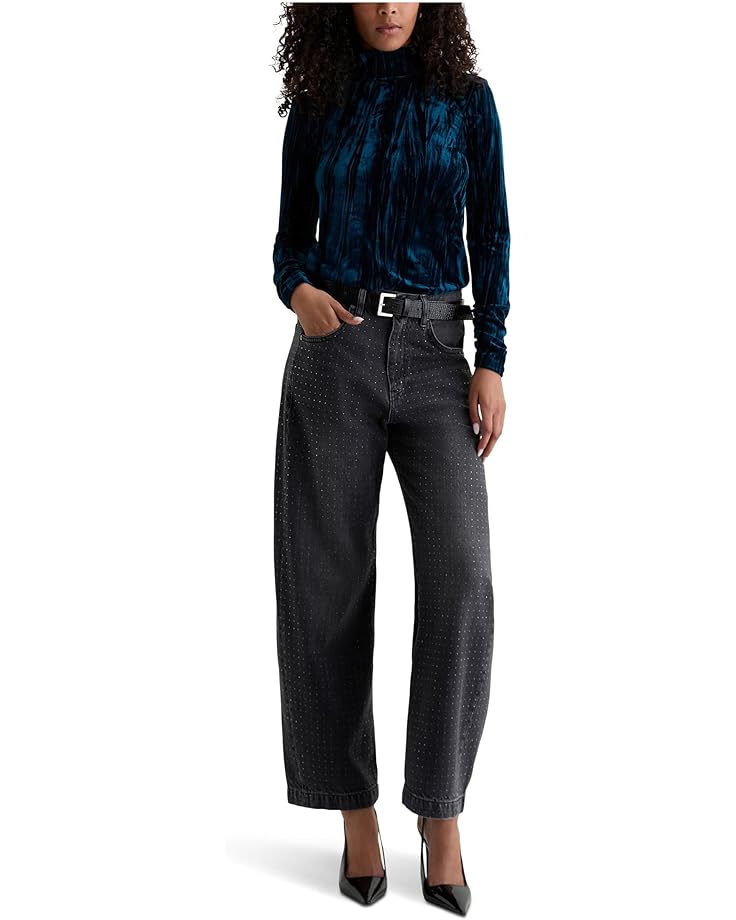 AG Jeans Hattie High Rise Barrel in Star Light - #4 of 4