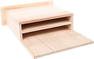 YARNOW Box Wooden Bat Nest Bathouse for Outdoors Bat Shelter Box Bat Box House Kit Outdoor Pet House Hand Decor Out Door Decor Bat Box for Courtyard Wooden Bat Shelter Outdoor Bat House