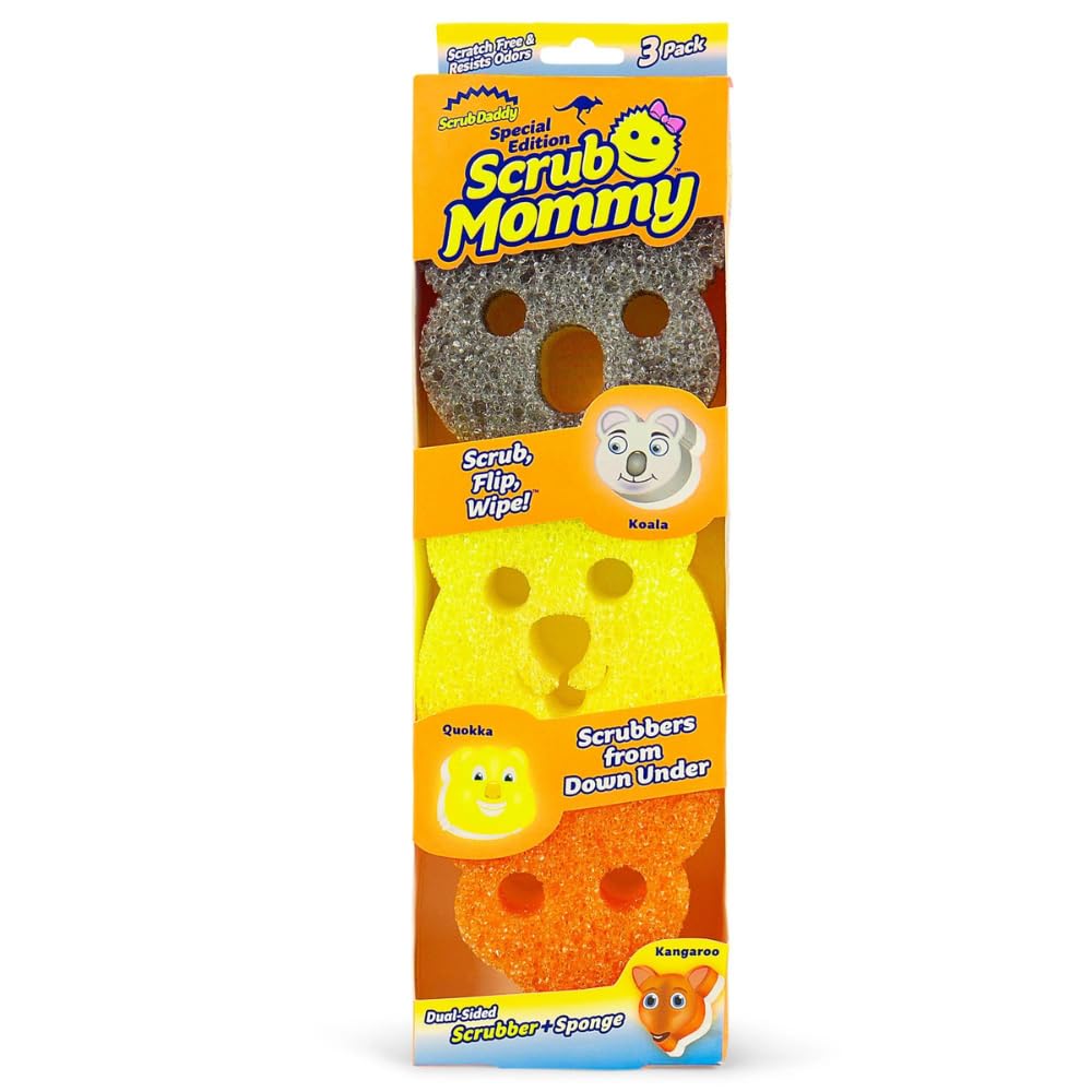 Amazon.com: Scrub Mommy Aussie Shapes 3 Pack - Limited Edition Amazon.com: Scrub Mommy Aussie Shapes 3 Pack - Limited Edition