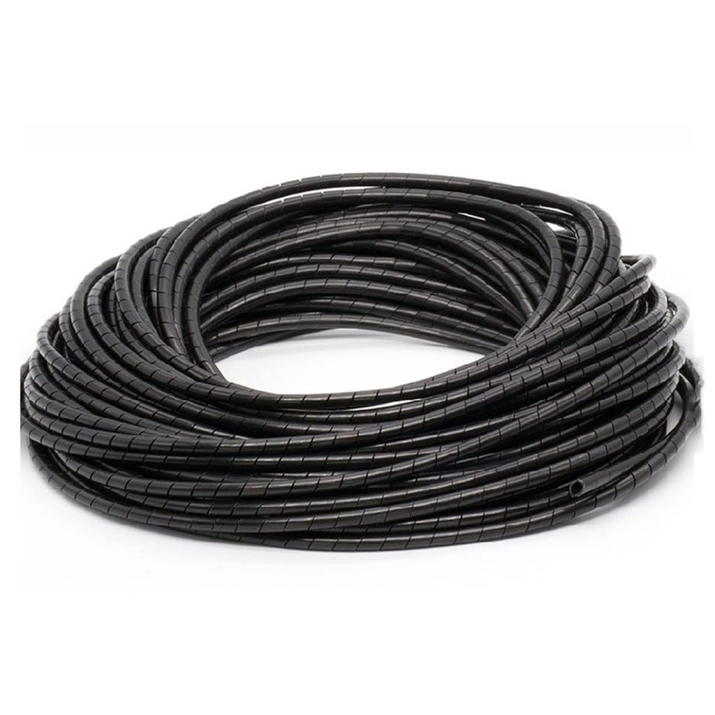 Manguitos para cables Manguito organizador de cables, organizador de cables en espiral, manguera de gestión de paquetes de líneas de tuberías, for cables de TV, cables de computadora en el hogar o la