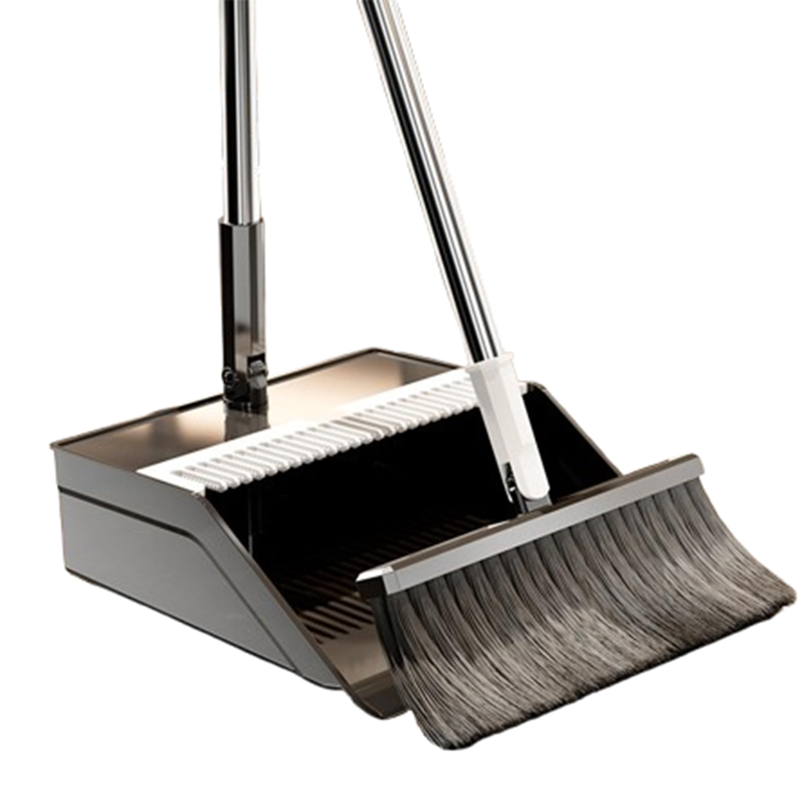 Set Scopa e Paletta con Denti per Paletta, Scopa Verticale per Una casa Pulita, Scopa con Paletta per Una casa Pulita, Cucina, Bagno, Ufficio, Pavimenti Esterni