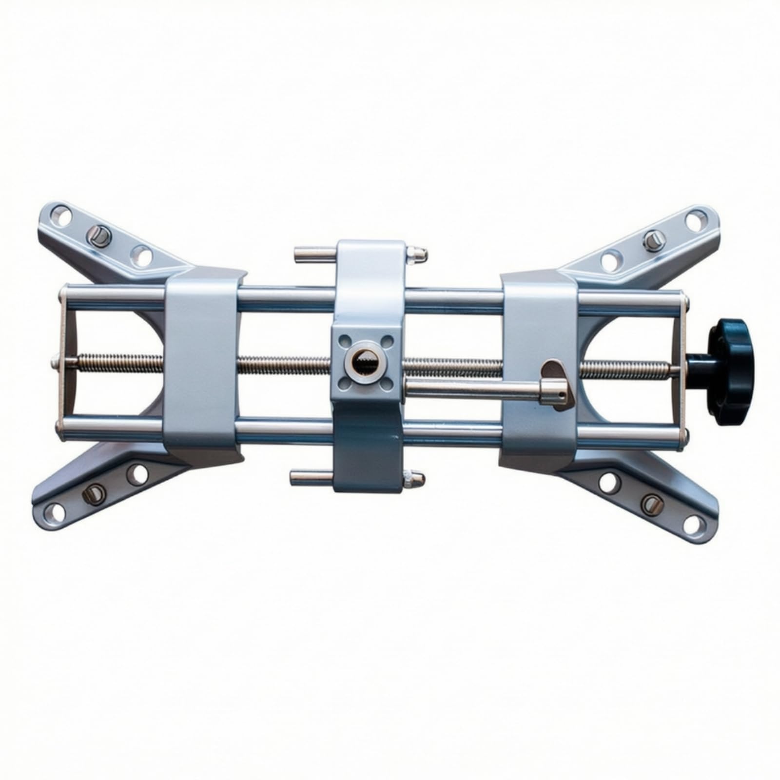 Rad Ausrichtvorrichtung Ausrichtklammer Zentrierhilfe Spannwerkzeug Fixierhalterung mit Zentraler Gewindestange Und Drehgriff für Präzise, 16MM Durchmesser