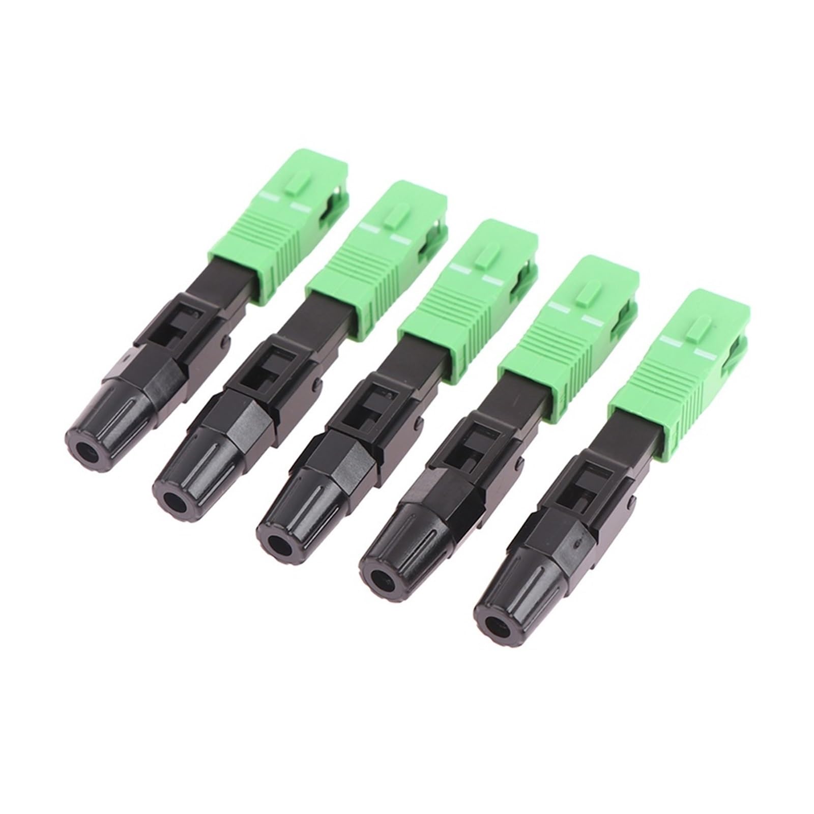 Épisseur de Fibre Optique SC 5Pcs FTTH APC Monomode UPC Fibre Optique Rapide Outil d'Assemblage sur Le Terrain(Gzk880 4 Circuits)