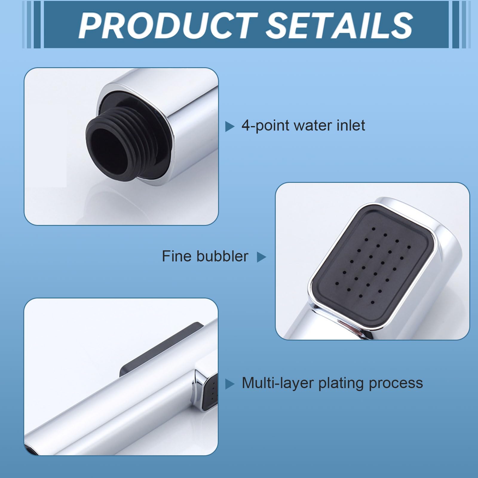 Lavabi portatili, Doccetta per bidet, spruzzatore ad alta potenza, ABS spruzzatore bidet manuale