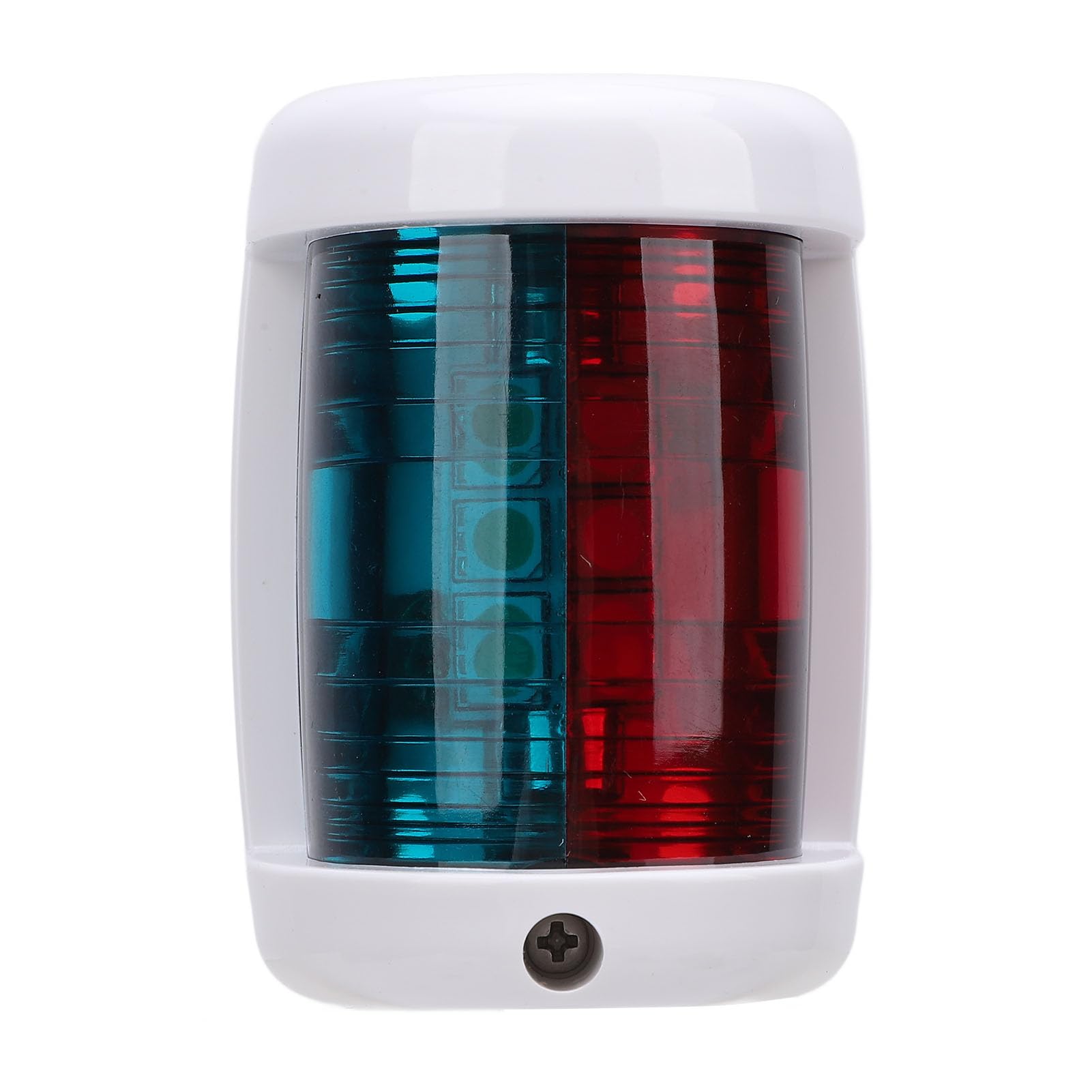 Kit di luci di navigazione a LED 5 pezzi, luci per barche impermeabili IP66 con porto rosso, babordo verde, poppa bianca per imbarcazioni fino a 12 m, set di illuminazione marina i