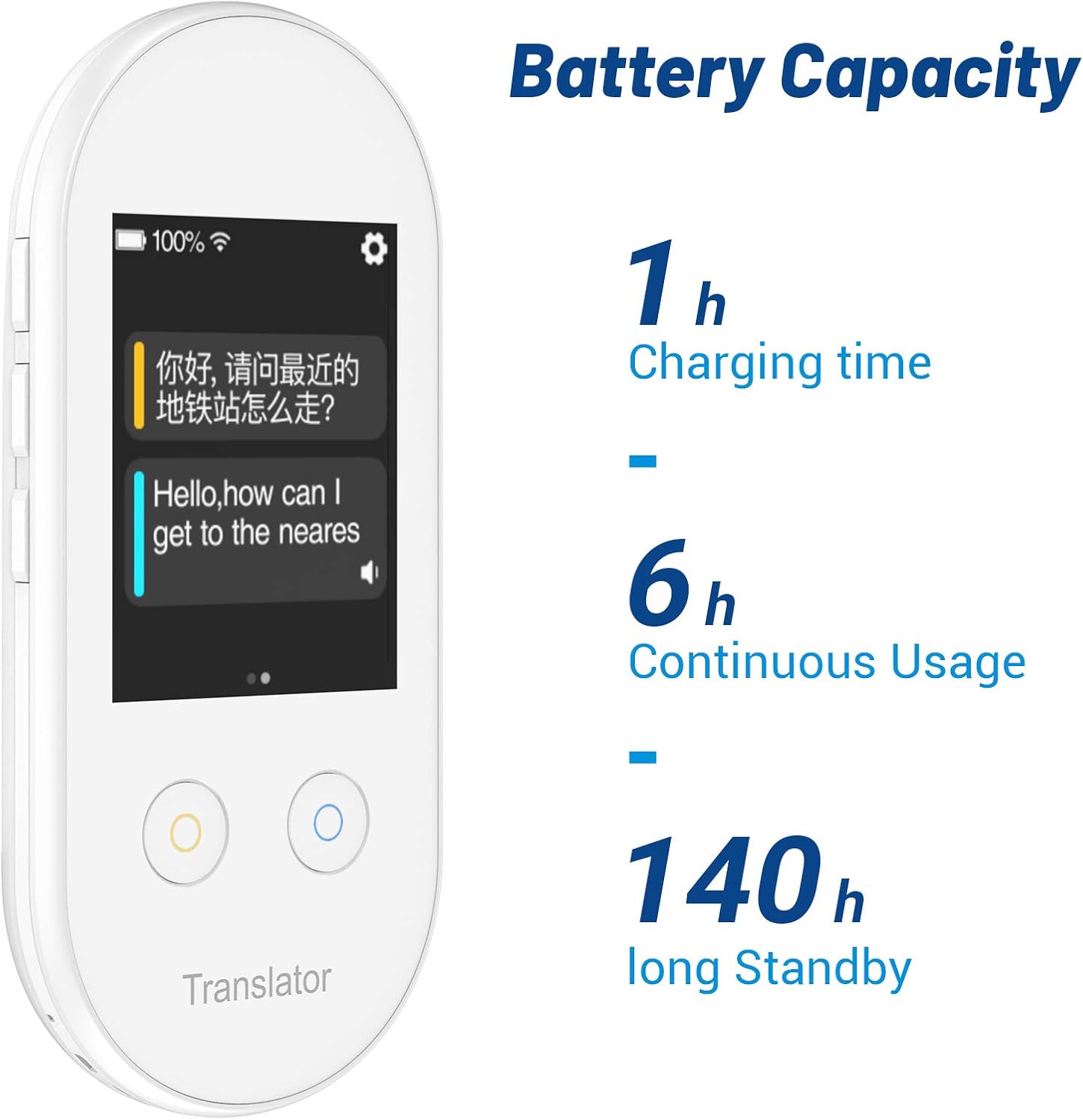 ANFIER Translator Translation Touchscreen Translation 108 Image