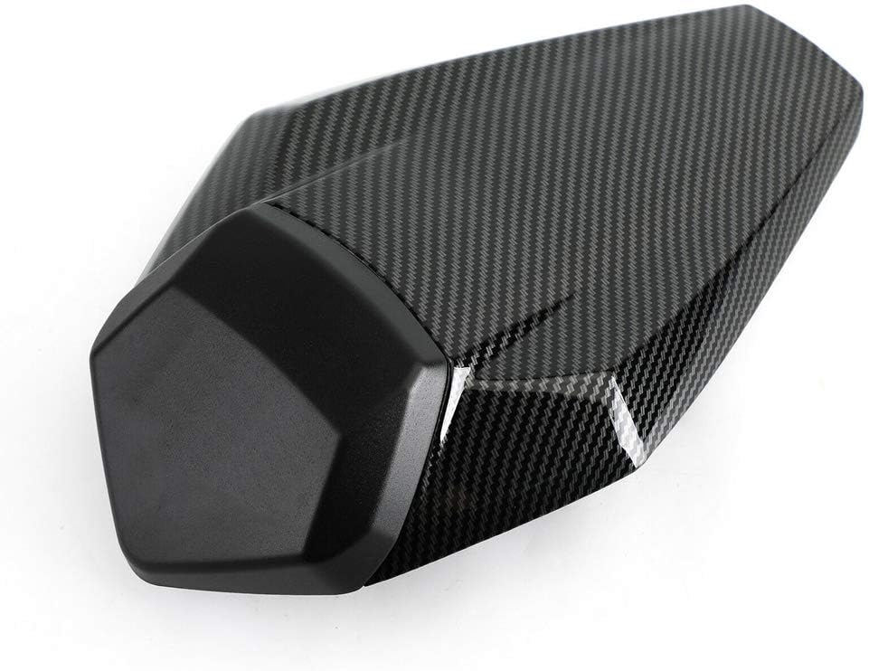 Ceramicszb Motorbike Rear Seat Cowl Seat Cover for Kawasaki ZX6R 636 2019-2023 ZX-6R Fairings Rear Seat Cover ABS Plastic Rear Motorbike Seat Cowl (Carbon)