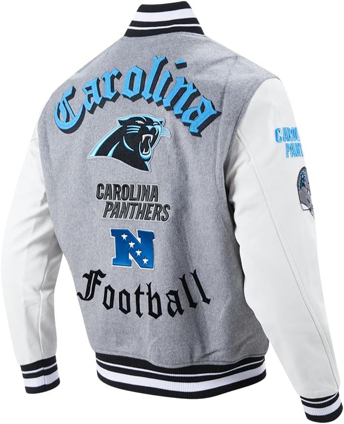 Pro Standard Mens NFL Old English Varsity Jacket - Image 4