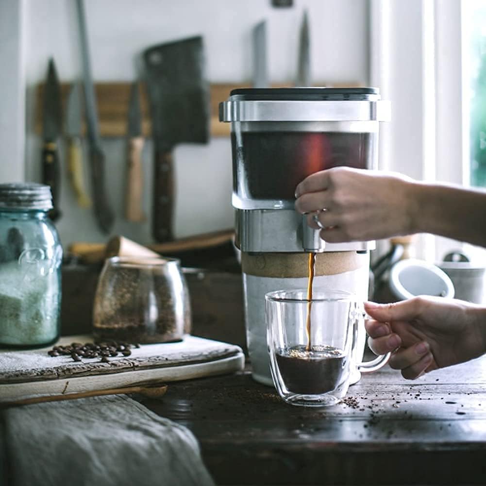 Amazing 🔥 Aiboria Glass Coffee Mugs Set of 2 - 12 OZ Double Walled Insulated Glass Coffee Cups with Lids, Lead-Free Glass Mugs, Tea Cups, Latte Cups, Glass Coffee Mug, Beer Glasses, Latte Mug, Clear Mugs