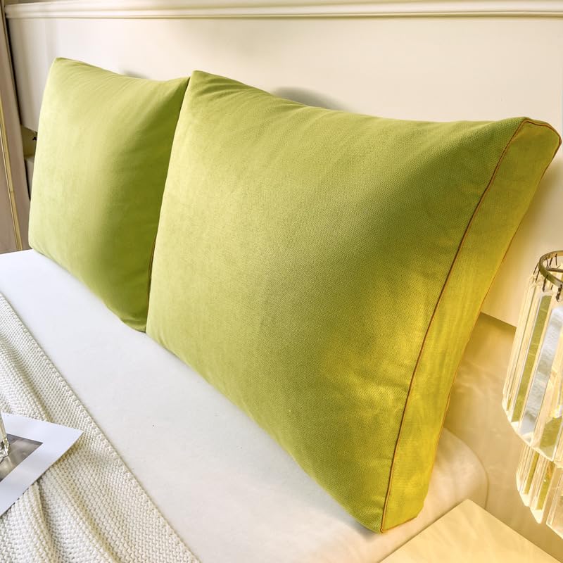 Almohada triangular de cuña para soporte de espalda, funda extraíble, ideal para leer, cómodo apoyo para camas individuales