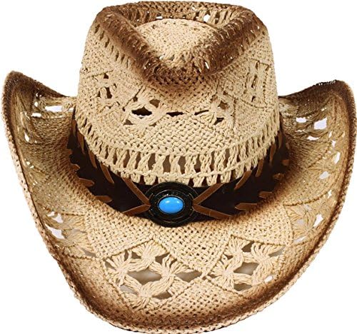 Simplicity New Western Style Classic Cowboy Straw Hat