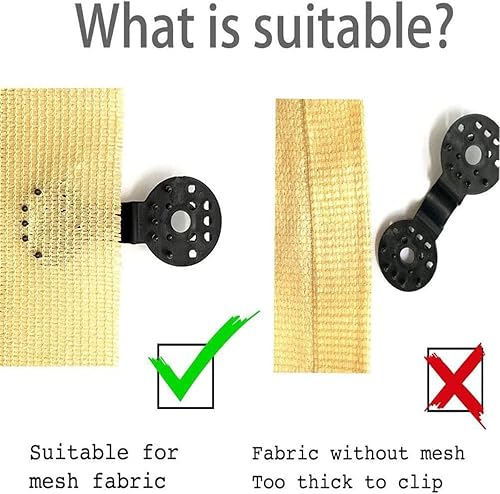 Miniatura 5 de Agarre de bloqueo de tela resistente, clips de plástico de tela a prueba de viento para toldo, hebilla de clip fija, clips de red para sombra para