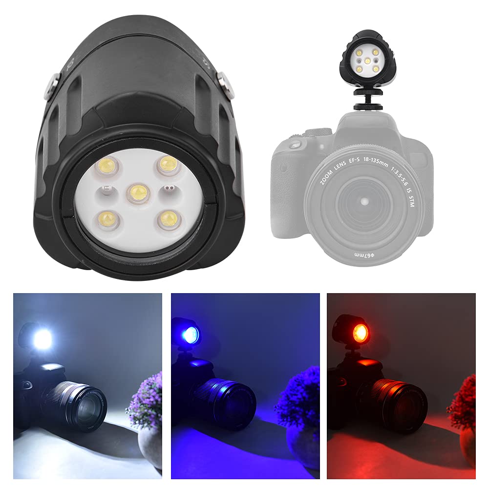 Luce di Riempimento Subacquea, Luce di Riempimento per Immersione, Classe di impermeabilità IPX8 SL-18 per la Fotografia Subacquea