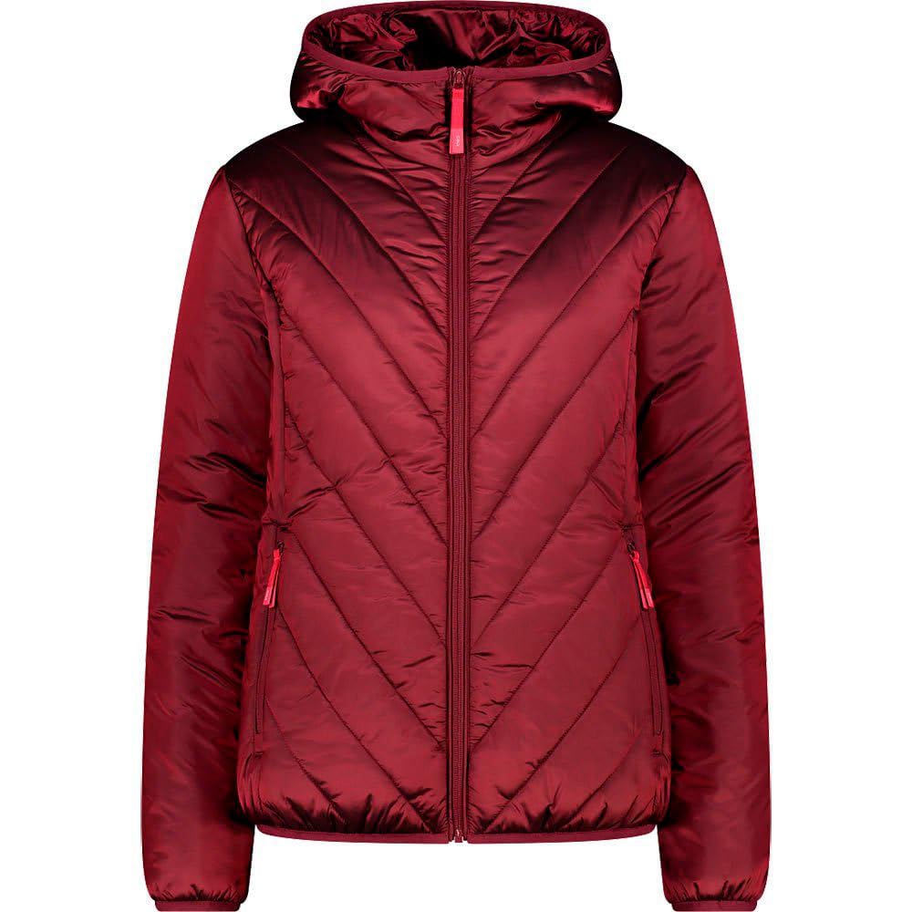 Cmp Damen Rouge Steppjacke Mit Diagonalen Nähten