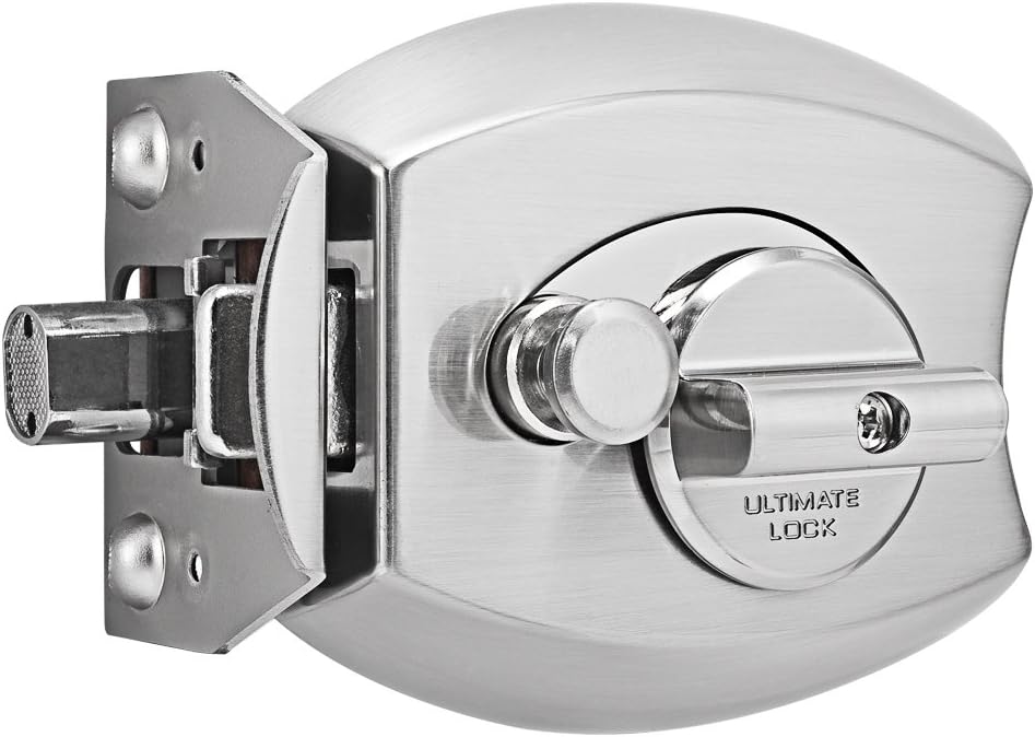 TUL 3000 Series Ultimate Lock Residential, 4000 lbs Force, Satin Nickel