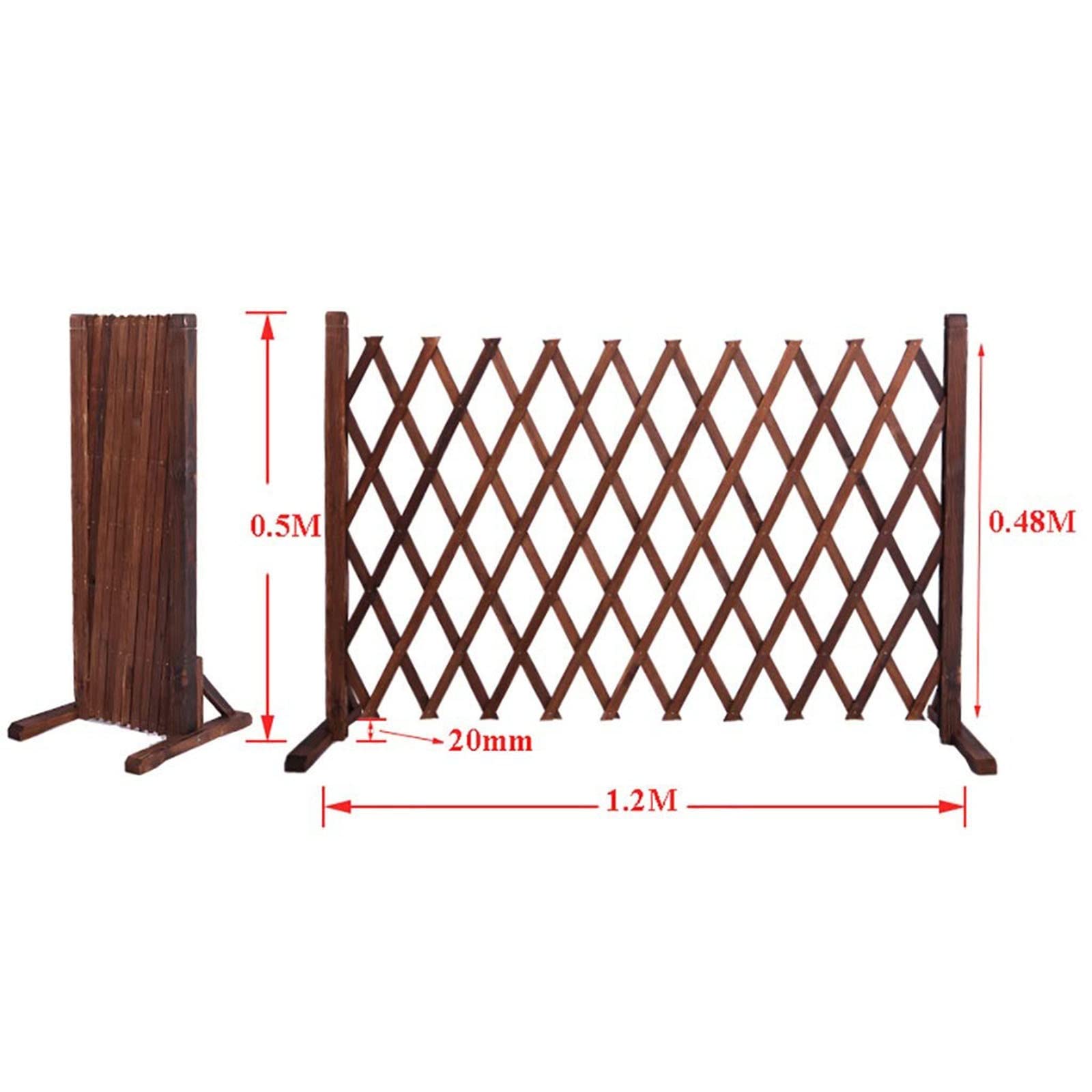 Recinzione vegetale Recinzione per cani Recinzione per animali domestici Recinzione per la prevenzione della fuga di gatti all'aperto - Recinzione per animali da giardino espandibile ( Size : 120*50cm