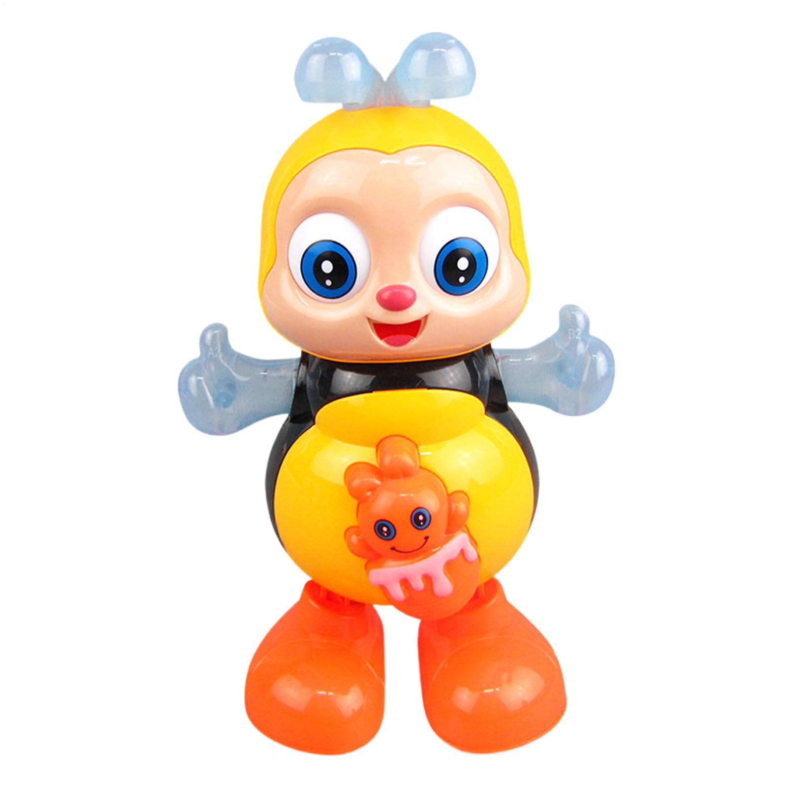 Juguete Bebé Bailarín,Interactivo con Luces y Musical Bee | Juguete Sensorial Cantante para Niños y Niñas de 1-3 Años Regalo Cumpleaños Navidad Casa