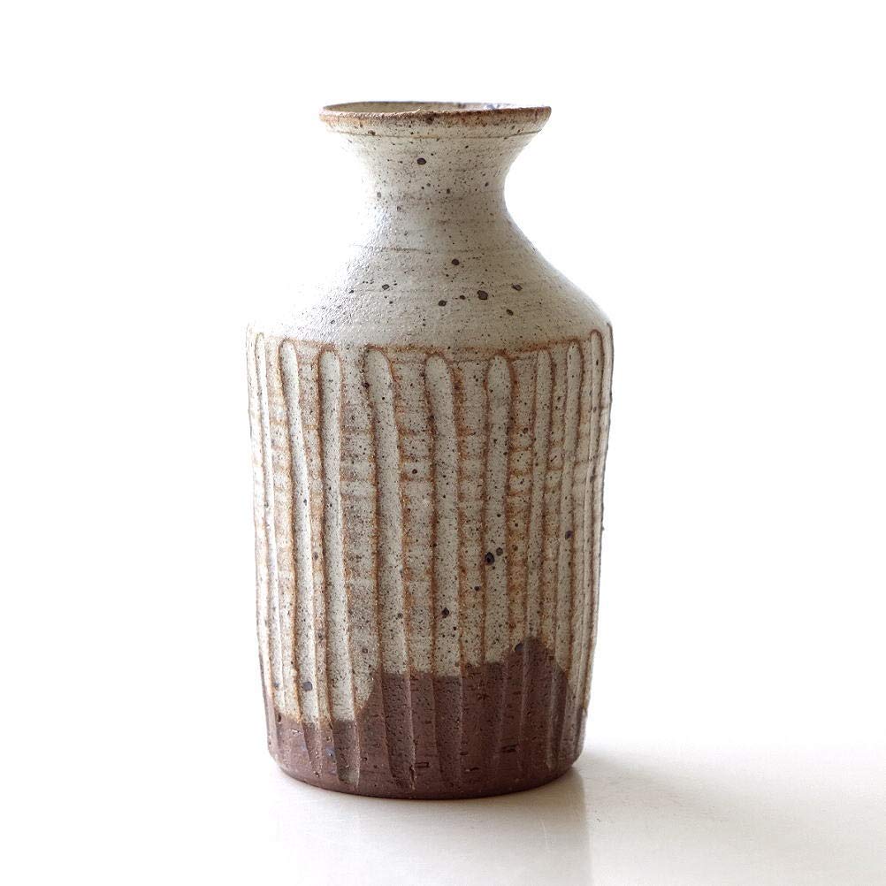 Amazon.co.jp: 花器 Seto Ware Pottery Vase Stylish Japanese Powder